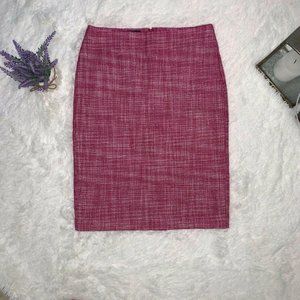Talbots Bright Woven Straight Pencil Midi Skirt 6